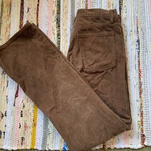 Brandy melville aliyah brown corduroys